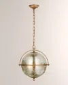 Visual Comfort Signature Bayridge Large 2-light Pendant By Chapman & Myers - 18" In Gold