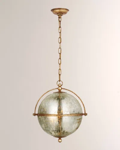 Visual Comfort Signature Bayridge Large 2-light Pendant By Chapman & Myers - 18" In Gold