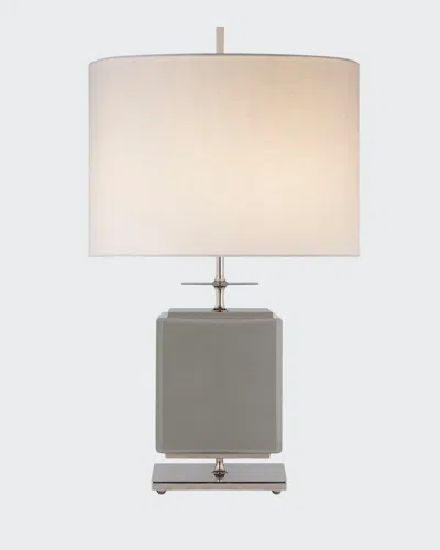 Visual Comfort Signature Beekman Small Table Lamp In Gray