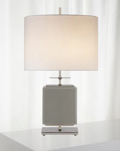 Visual Comfort Signature Beekman Small Table Lamp In Gray