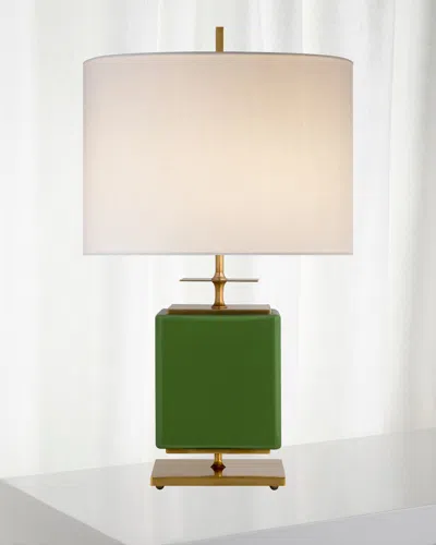 Visual Comfort Signature Beekman Small Table Lamp In Green