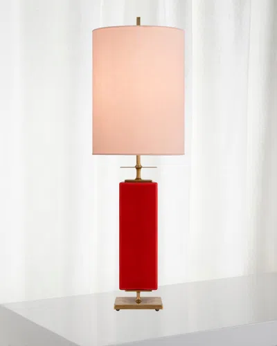 Visual Comfort Signature Beekman Table Lamp In Red