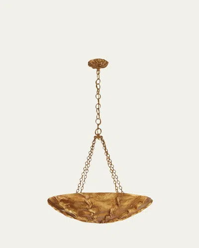 Visual Comfort Signature Benit Medium Sculpted Chandelier By Aerin In Gold