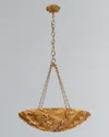 Visual Comfort Signature Benit Medium Sculpted Chandelier By Aerin In Gold