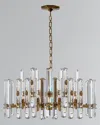 Visual Comfort Signature Bonnington Large Chandelier By Aerin In Antique Brass