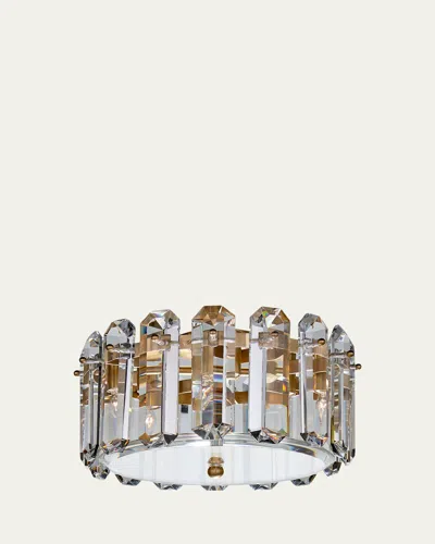 Visual Comfort Signature Bonnington Medium Flush Mount By Aerin In Silver