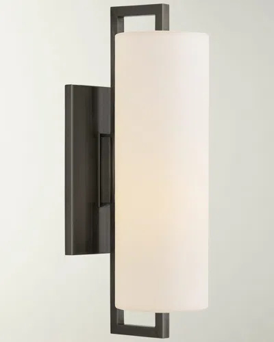 Visual Comfort Signature Bowen Medium Sconce By Ian K. Fowler In Black