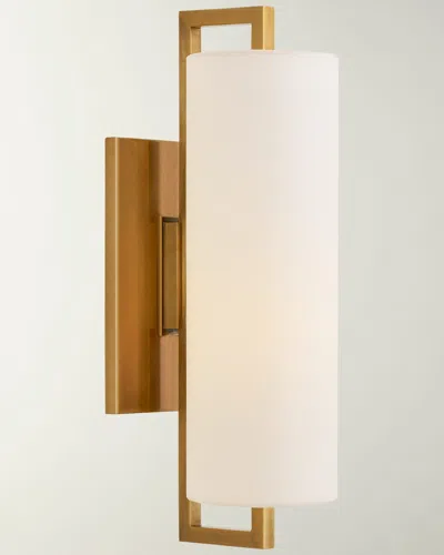 Visual Comfort Signature Bowen Medium Sconce By Ian K. Fowler In Gold