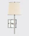 Visual Comfort Signature Bradford Medium Sconce In Silver