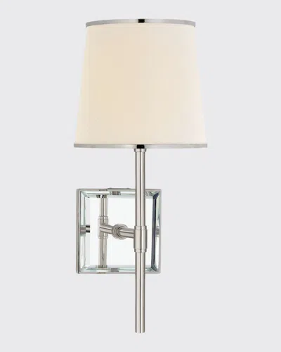 Visual Comfort Signature Bradford Medium Sconce In Silver