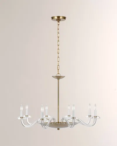 Visual Comfort Signature Brigitte Large Chandelier By Paloma Contreras In Brass