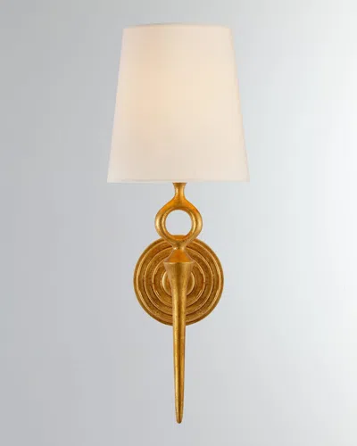 Visual Comfort Signature Bristol Single Sconce By Aerin In Aged Iron