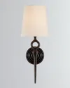 Visual Comfort Signature Bristol Single Sconce By Aerin In Black