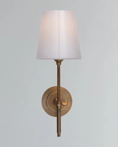 Visual Comfort Signature Bryant Sconce W/white Glass By Thomas O & Apos;brien In Multi