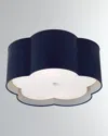 Visual Comfort Signature Bryce Medium Flush Mount In Blue