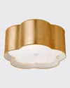 Visual Comfort Signature Bryce Medium Flush Mount In Gold