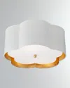 Visual Comfort Signature Bryce Medium Flush Mount In White