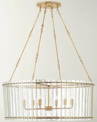 Visual Comfort Signature Cadence Large Chandelier By Carrier & Company In Gold