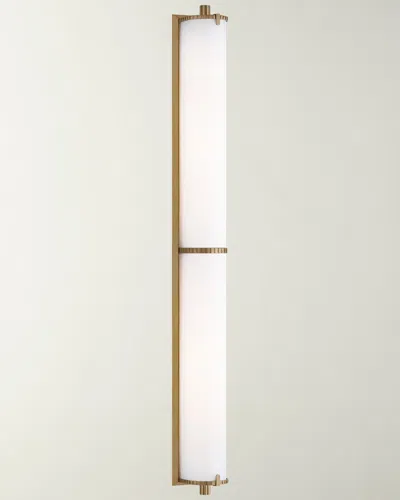 Visual Comfort Signature Calliope Over The Mirror Bath Light By Thomas O'brien In Gold