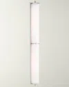 Visual Comfort Signature Calliope Over The Mirror Bath Light By Thomas O'brien In Silver