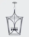 Visual Comfort Signature Cavanagh Medium Lantern In Blue