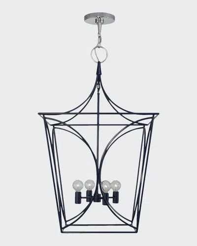 Visual Comfort Signature Cavanagh Medium Lantern In Blue