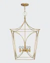 Visual Comfort Signature Cavanagh Medium Lantern In Gold