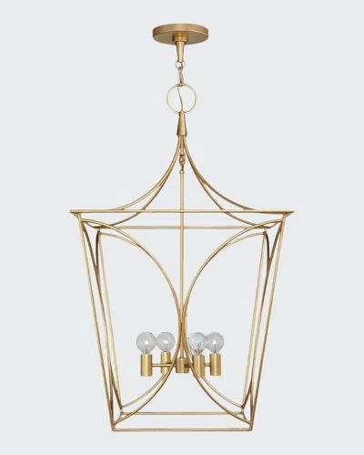 Visual Comfort Signature Cavanagh Medium Lantern In Gold