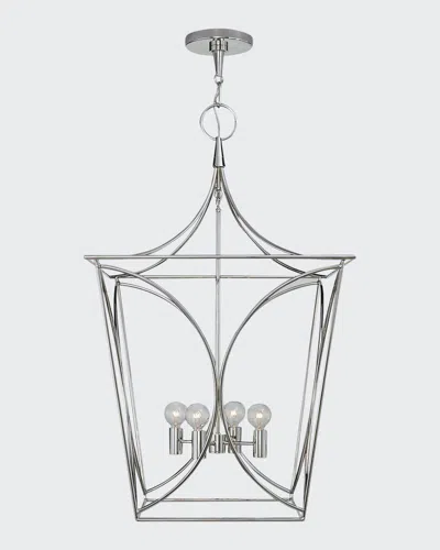 Visual Comfort Signature Cavanagh Medium Lantern In Gray