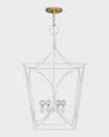 Visual Comfort Signature Cavanagh Medium Lantern In White