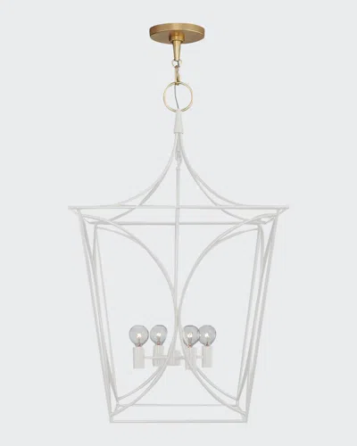 Visual Comfort Signature Cavanagh Medium Lantern In White