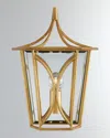 Visual Comfort Signature Cavanagh Mini Lantern Sconce In Gold