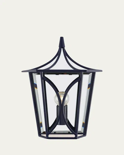 Visual Comfort Signature Cavanagh Mini Lantern Sconce In Black