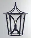 Visual Comfort Signature Cavanagh Mini Lantern Sconce In Blue