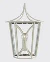 Visual Comfort Signature Cavanagh Mini Lantern Sconce In White