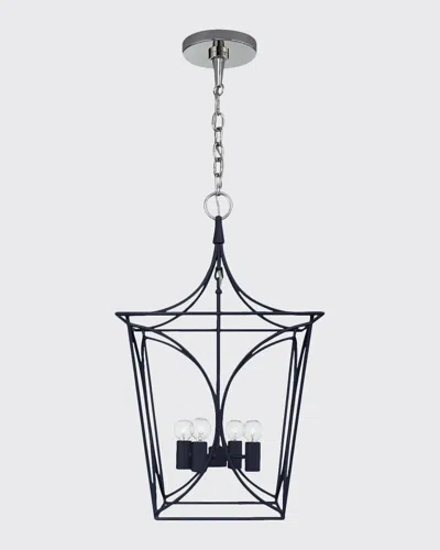 Visual Comfort Signature Cavanagh Small Lantern In Blue