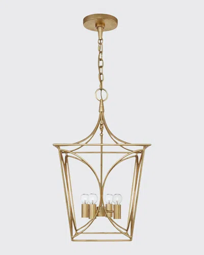 Visual Comfort Signature Cavanagh Small Lantern In Gold