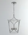Visual Comfort Signature Cavanagh Small Lantern In Polished Nickel