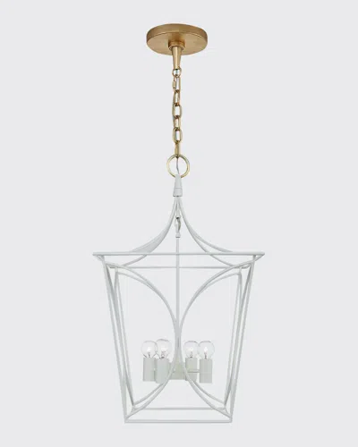 Visual Comfort Signature Cavanagh Small Lantern In White