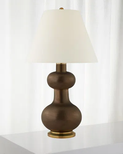 Visual Comfort Signature Chambers Large Lamp By Christopher Spitzmiller In Brown