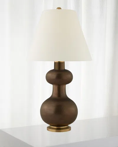 Visual Comfort Signature Chambers Medium Table Lamp By Christopher Spitzmiller In Brown