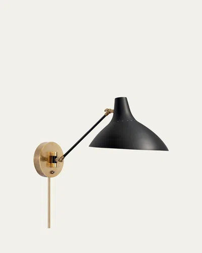 Visual Comfort Signature Charlton Wall Light By Aerin In Black