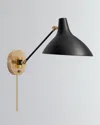 Visual Comfort Signature Charlton Wall Light By Aerin In Black And Gold