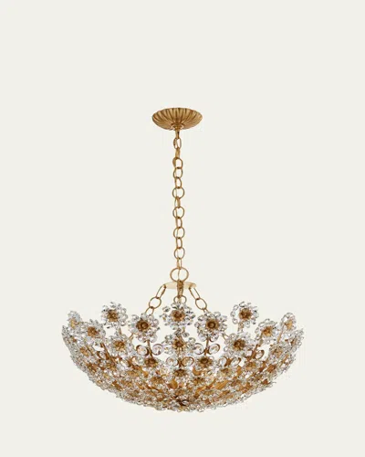 Visual Comfort Signature Claret Short Chandelier By Aerin In Gold