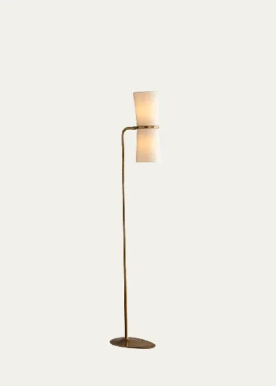 Visual Comfort Signature Clarkson F. Lamp By Aerin In Brown