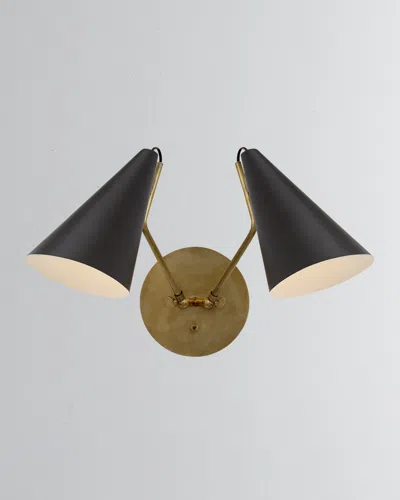 Visual Comfort Signature Clemente Double Sconce By Aerin In Multi