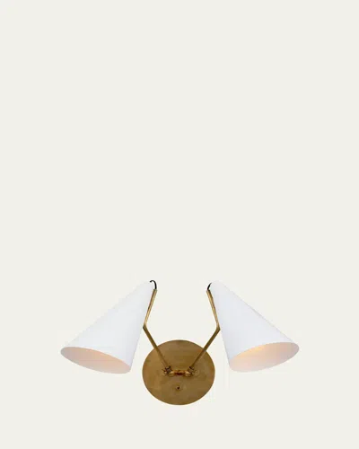 Visual Comfort Signature Clemente Double Sconce By Aerin In Multi
