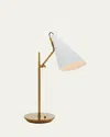 Visual Comfort Signature Clemente Table Lamp By Aerin In White