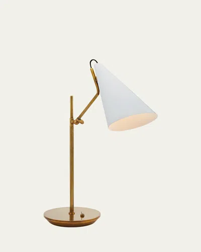 Visual Comfort Signature Clemente Table Lamp By Aerin In White