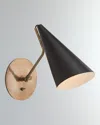 Visual Comfort Signature Clemente Wall Light By Aerin In Black And Gold